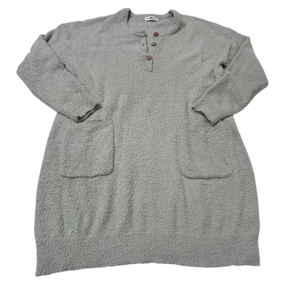 NATURAL LIFE Cozy-Up sweater dress in Dove Grey NWOT
